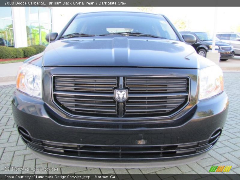 Brilliant Black Crystal Pearl / Dark Slate Gray 2008 Dodge Caliber SE
