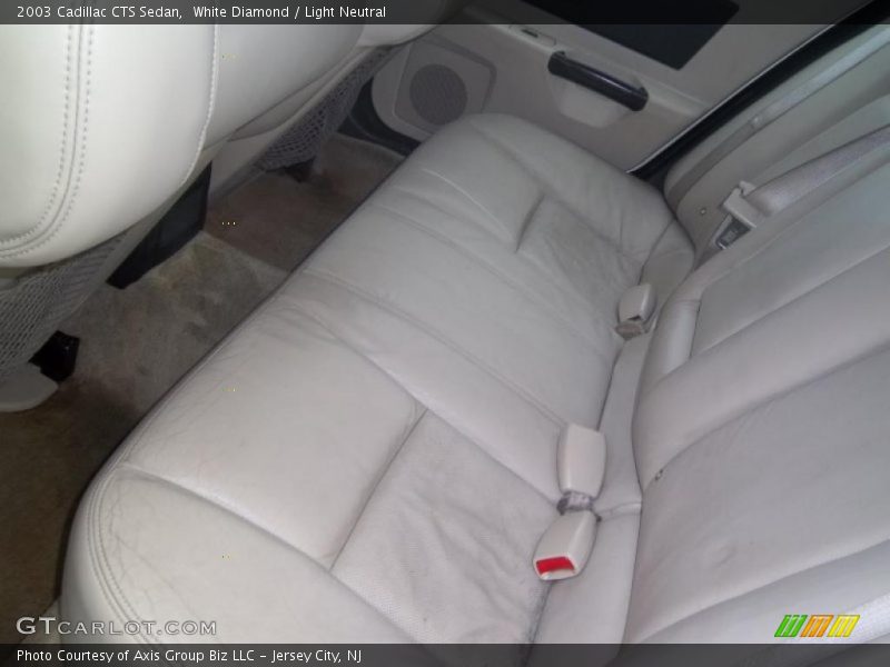 White Diamond / Light Neutral 2003 Cadillac CTS Sedan