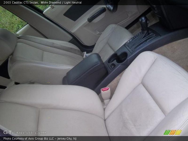 White Diamond / Light Neutral 2003 Cadillac CTS Sedan