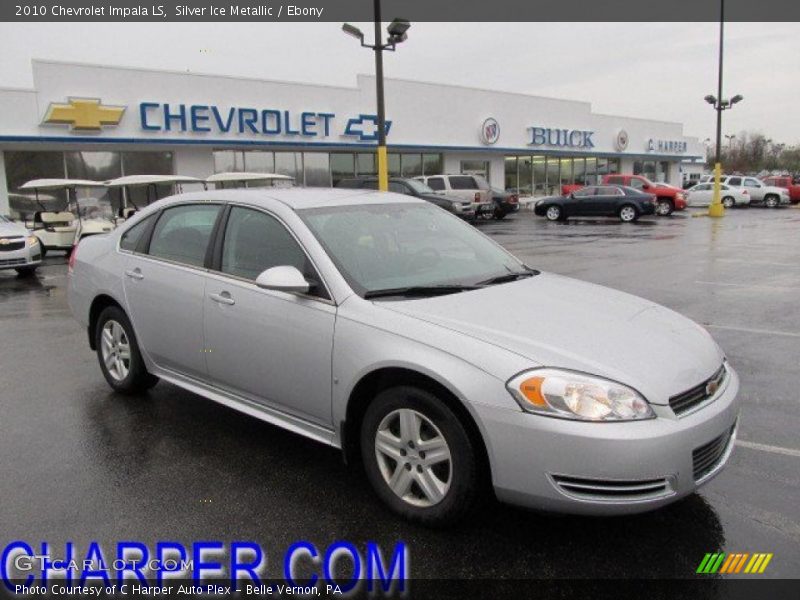 Silver Ice Metallic / Ebony 2010 Chevrolet Impala LS