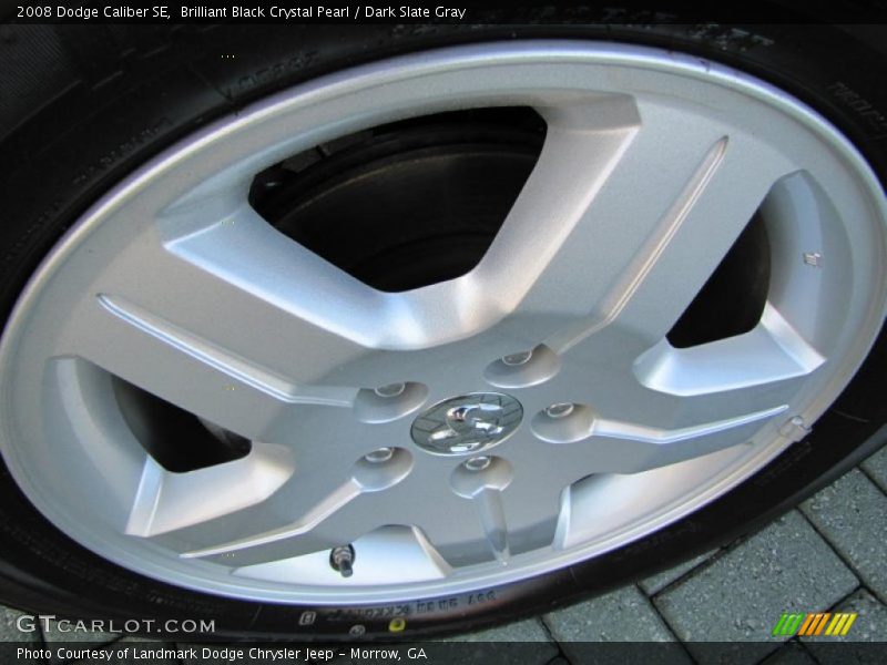 Brilliant Black Crystal Pearl / Dark Slate Gray 2008 Dodge Caliber SE