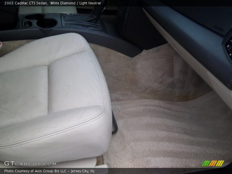 White Diamond / Light Neutral 2003 Cadillac CTS Sedan