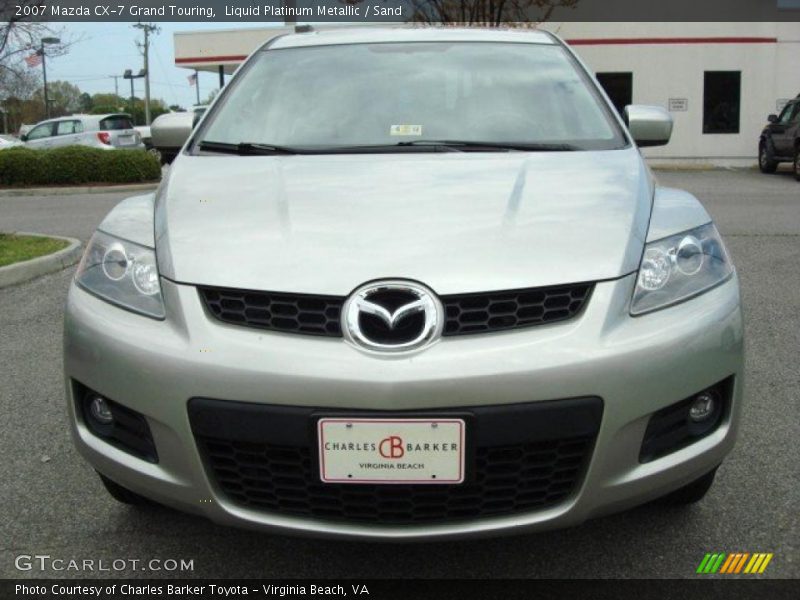 Liquid Platinum Metallic / Sand 2007 Mazda CX-7 Grand Touring