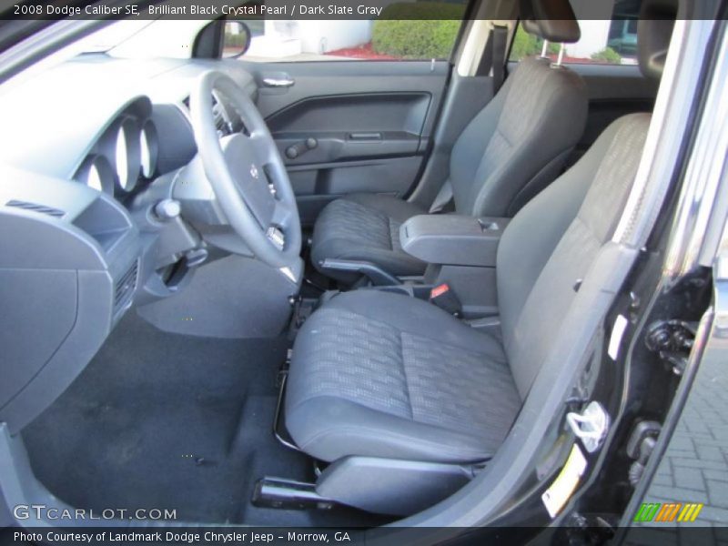 Brilliant Black Crystal Pearl / Dark Slate Gray 2008 Dodge Caliber SE