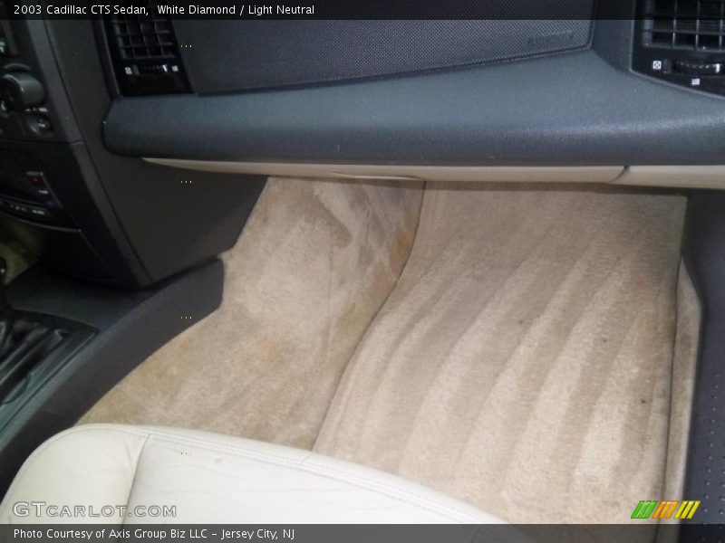 White Diamond / Light Neutral 2003 Cadillac CTS Sedan