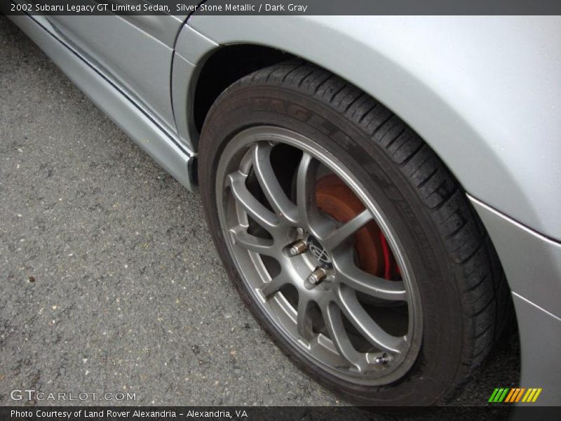 Silver Stone Metallic / Dark Gray 2002 Subaru Legacy GT Limited Sedan