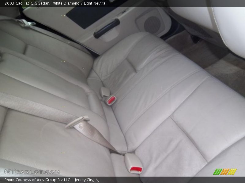 White Diamond / Light Neutral 2003 Cadillac CTS Sedan