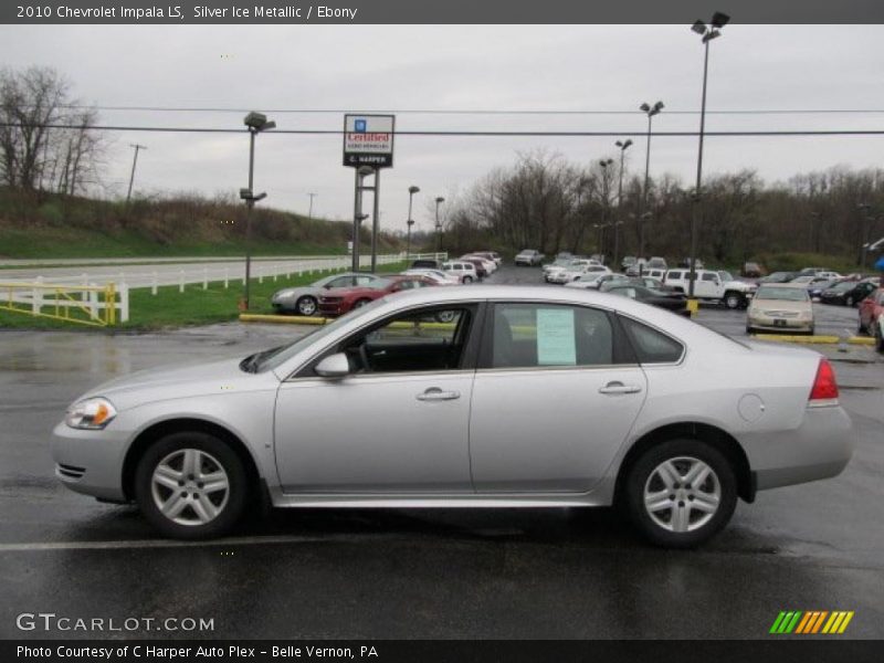 Silver Ice Metallic / Ebony 2010 Chevrolet Impala LS
