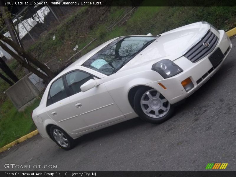 White Diamond / Light Neutral 2003 Cadillac CTS Sedan