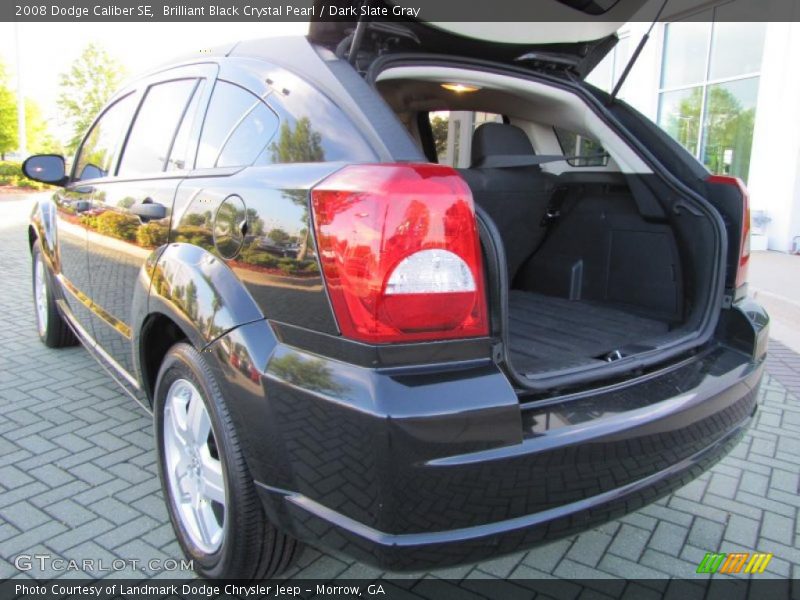 Brilliant Black Crystal Pearl / Dark Slate Gray 2008 Dodge Caliber SE