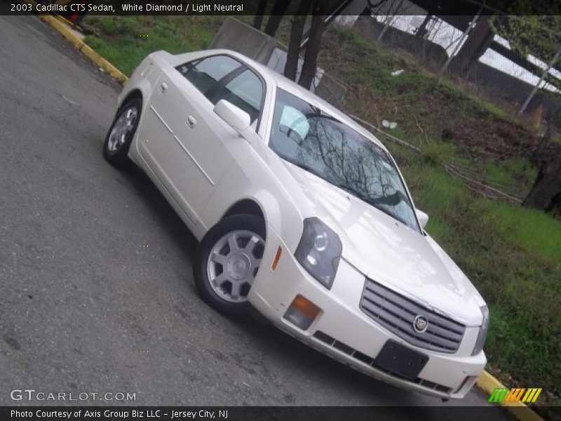 White Diamond / Light Neutral 2003 Cadillac CTS Sedan
