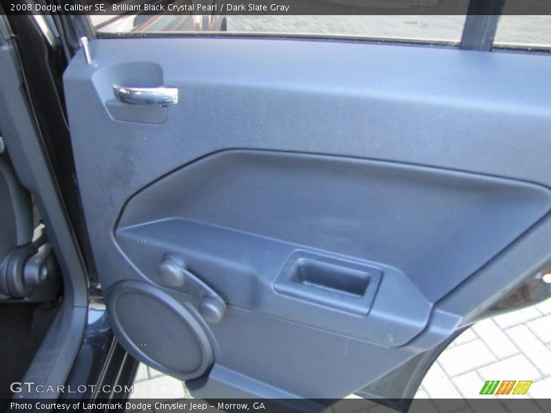 Brilliant Black Crystal Pearl / Dark Slate Gray 2008 Dodge Caliber SE