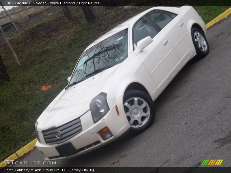 White Diamond / Light Neutral 2003 Cadillac CTS Sedan