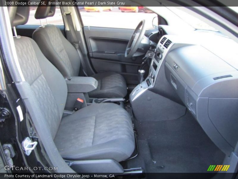 Brilliant Black Crystal Pearl / Dark Slate Gray 2008 Dodge Caliber SE