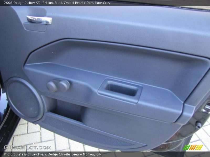 Brilliant Black Crystal Pearl / Dark Slate Gray 2008 Dodge Caliber SE