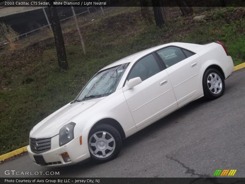 White Diamond / Light Neutral 2003 Cadillac CTS Sedan