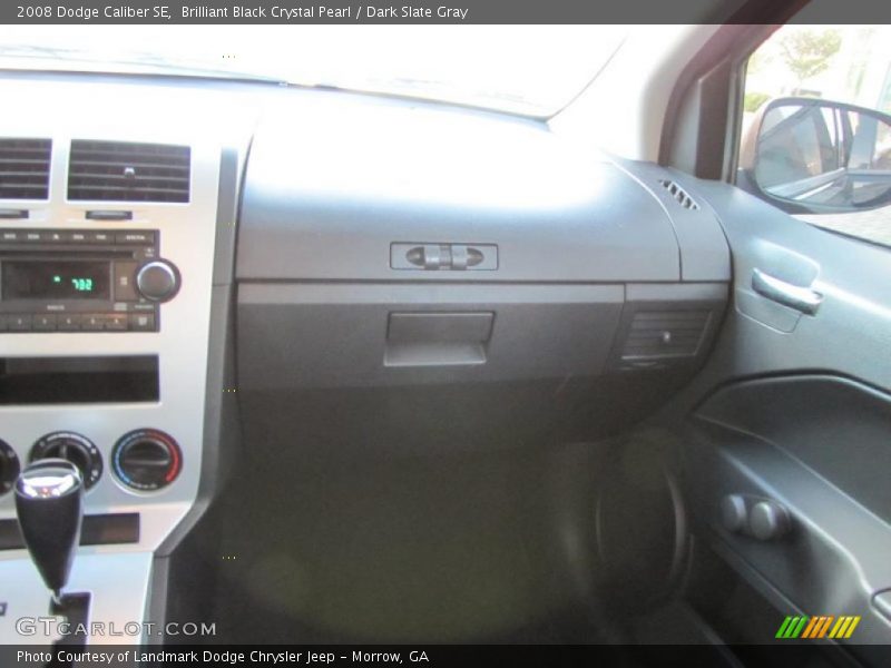 Brilliant Black Crystal Pearl / Dark Slate Gray 2008 Dodge Caliber SE
