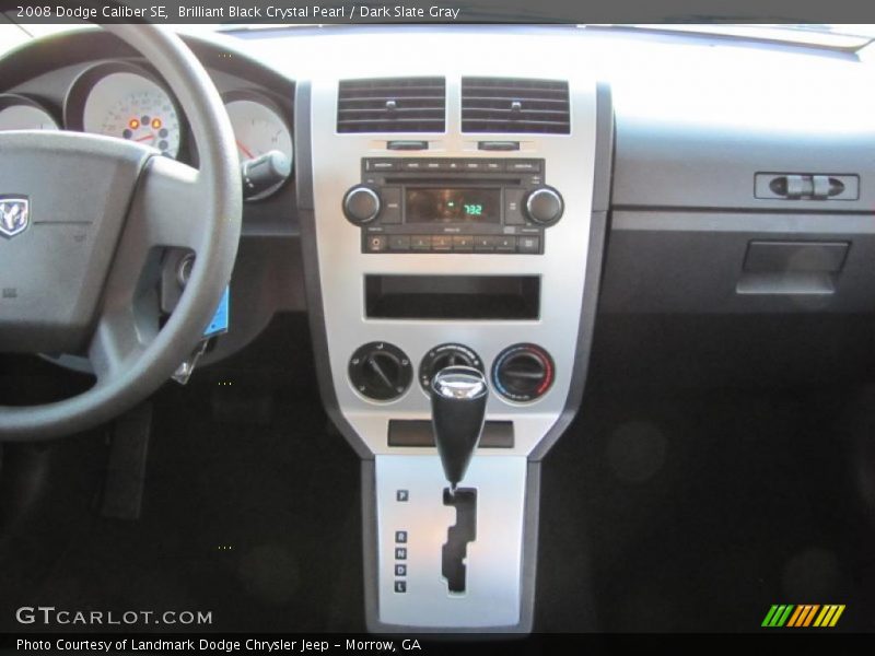 Brilliant Black Crystal Pearl / Dark Slate Gray 2008 Dodge Caliber SE
