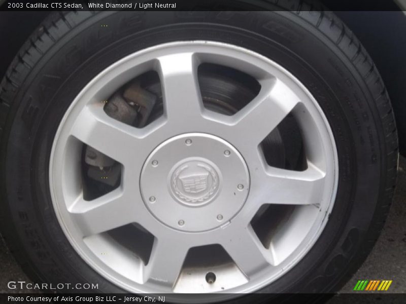 White Diamond / Light Neutral 2003 Cadillac CTS Sedan