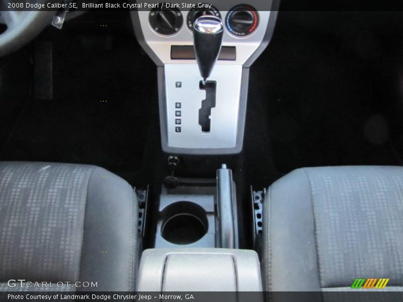 Brilliant Black Crystal Pearl / Dark Slate Gray 2008 Dodge Caliber SE