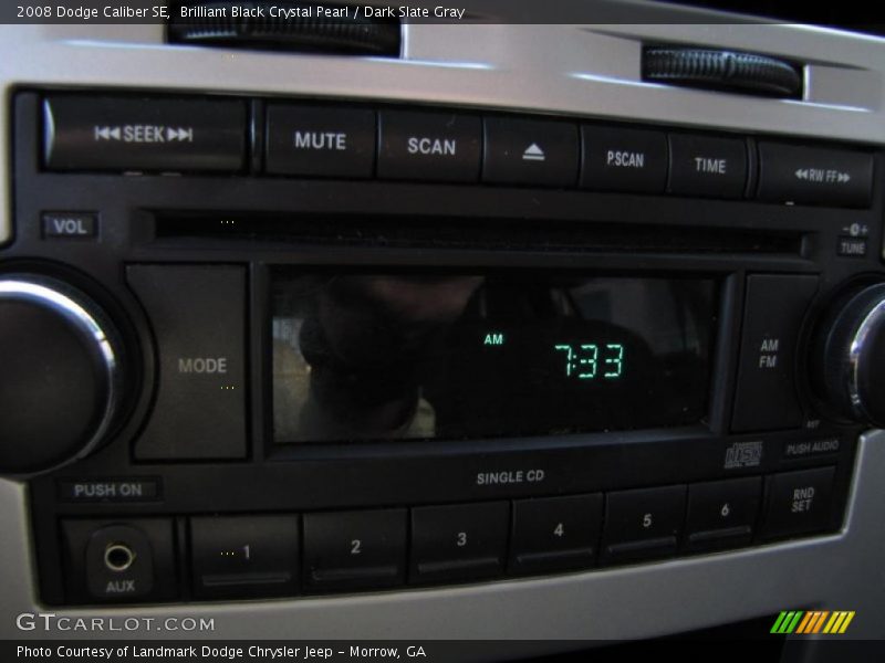Brilliant Black Crystal Pearl / Dark Slate Gray 2008 Dodge Caliber SE