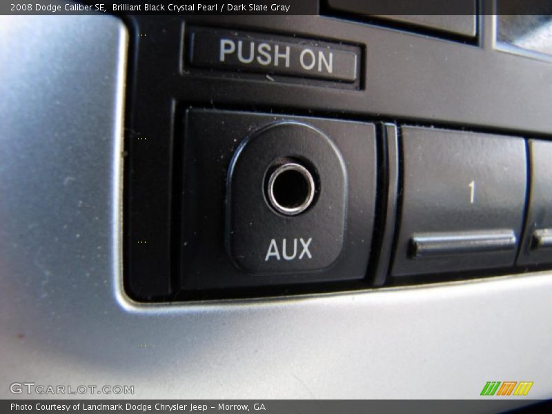Brilliant Black Crystal Pearl / Dark Slate Gray 2008 Dodge Caliber SE
