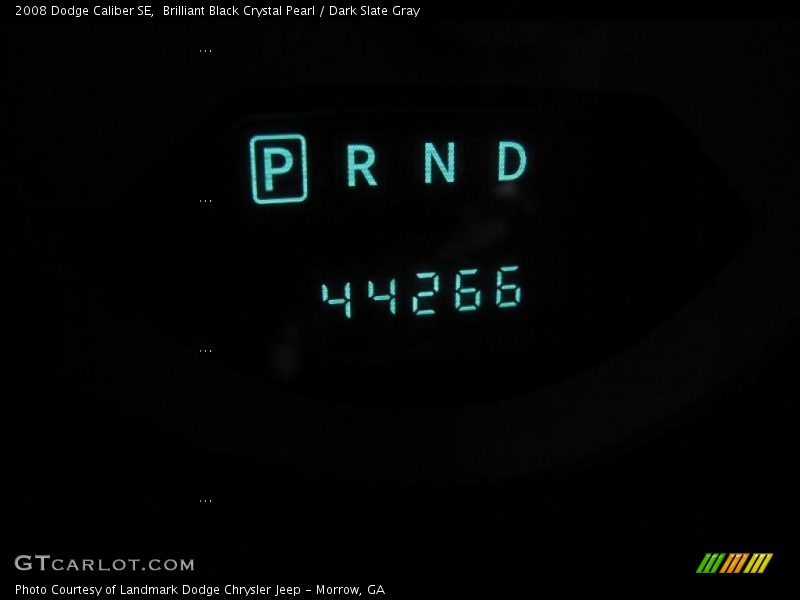 Brilliant Black Crystal Pearl / Dark Slate Gray 2008 Dodge Caliber SE