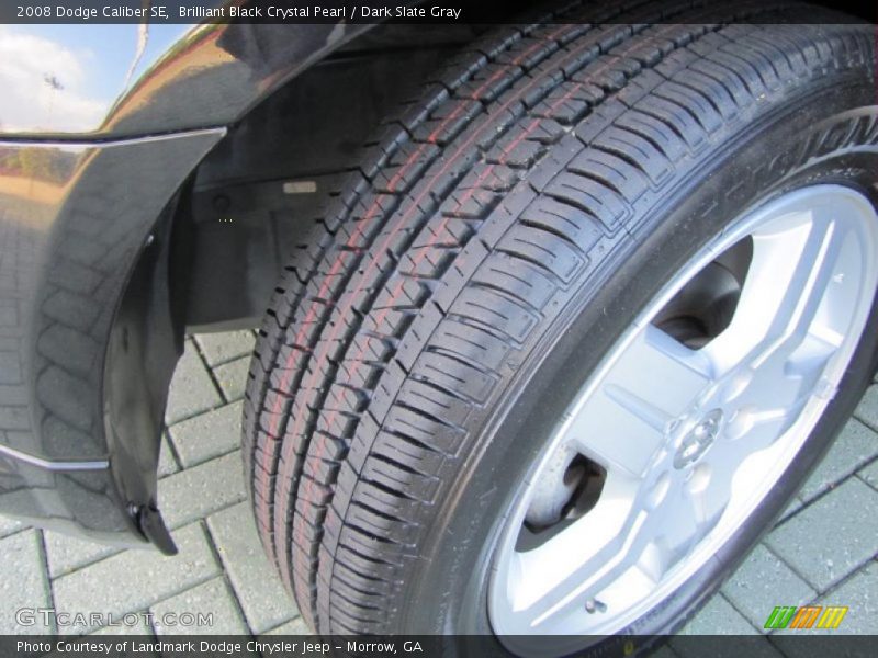 Brilliant Black Crystal Pearl / Dark Slate Gray 2008 Dodge Caliber SE