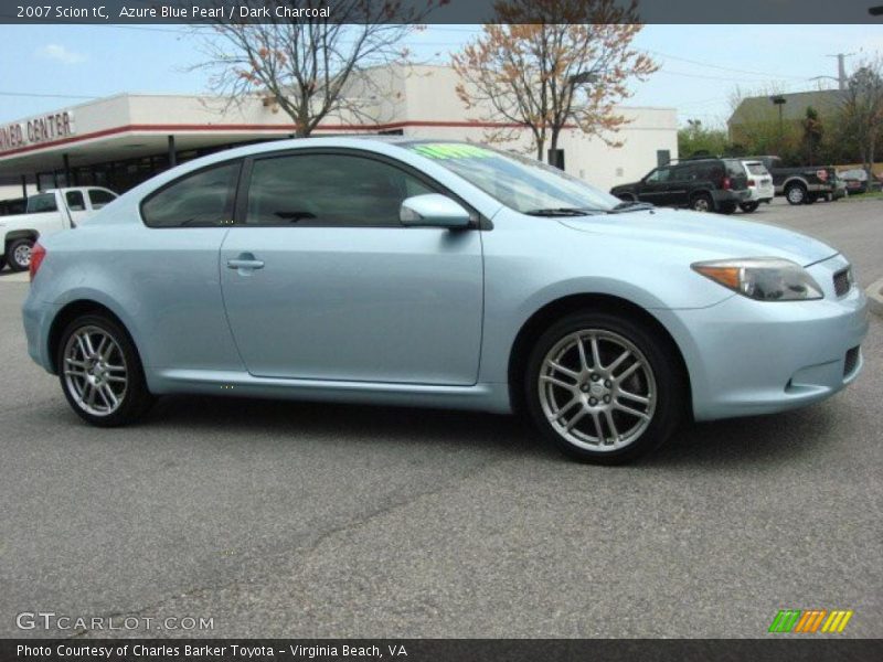 Azure Blue Pearl / Dark Charcoal 2007 Scion tC