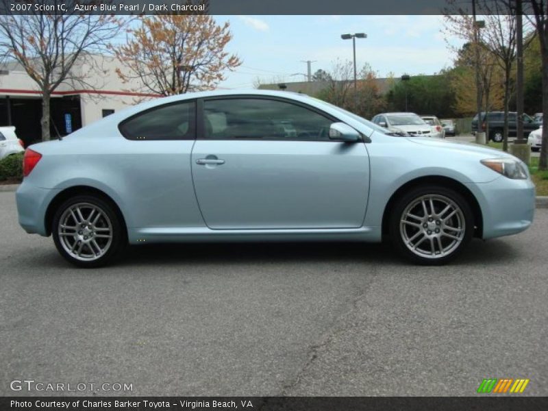 Azure Blue Pearl / Dark Charcoal 2007 Scion tC