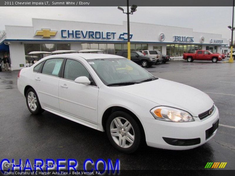 Summit White / Ebony 2011 Chevrolet Impala LT