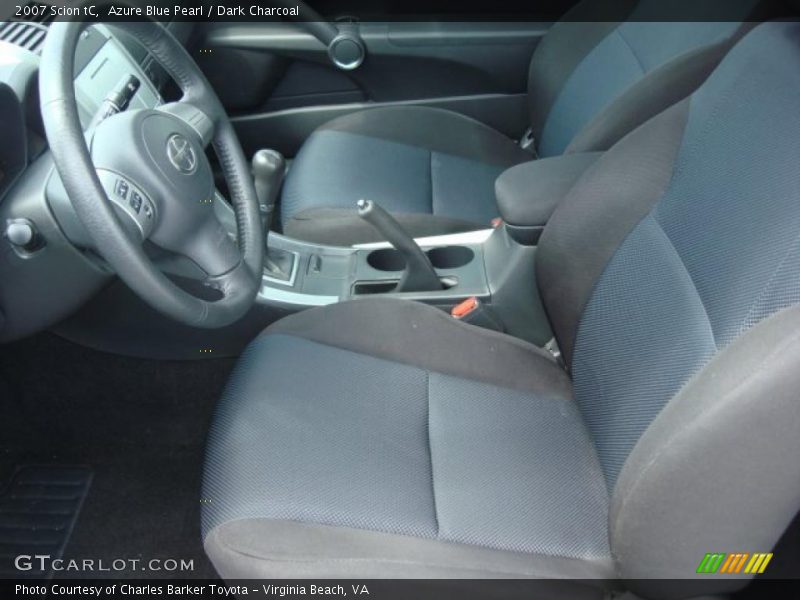Azure Blue Pearl / Dark Charcoal 2007 Scion tC