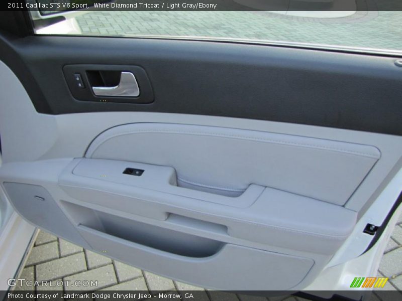 White Diamond Tricoat / Light Gray/Ebony 2011 Cadillac STS V6 Sport