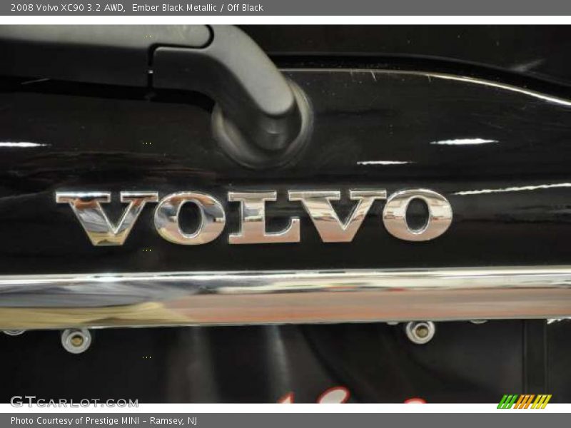 Ember Black Metallic / Off Black 2008 Volvo XC90 3.2 AWD