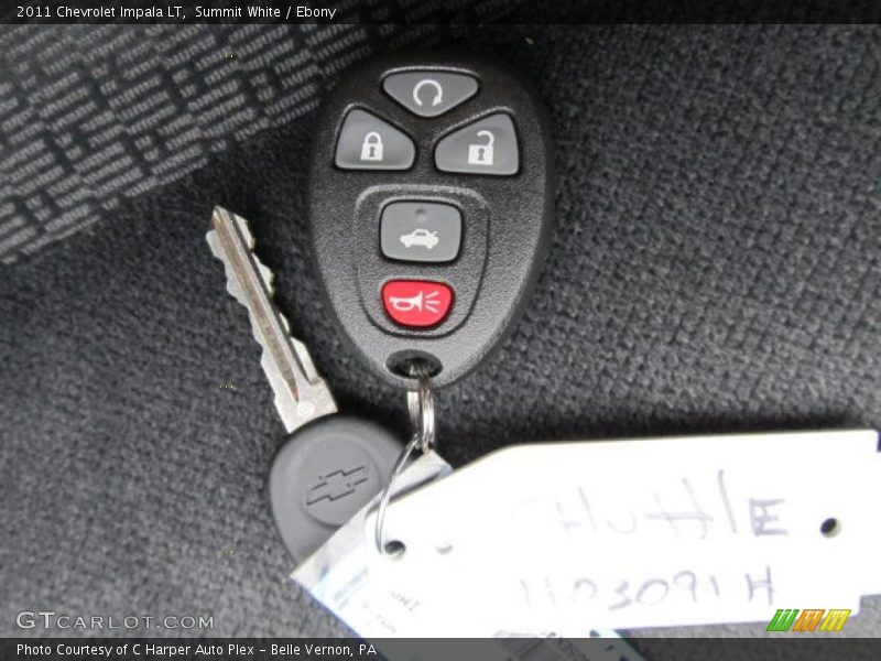 Summit White / Ebony 2011 Chevrolet Impala LT