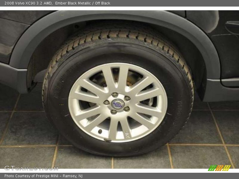Ember Black Metallic / Off Black 2008 Volvo XC90 3.2 AWD