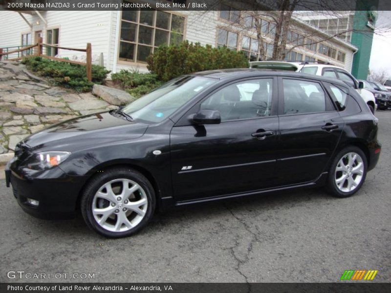 Black Mica / Black 2008 Mazda MAZDA3 s Grand Touring Hatchback