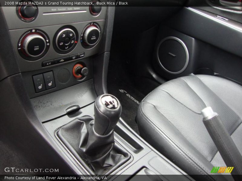Black Mica / Black 2008 Mazda MAZDA3 s Grand Touring Hatchback