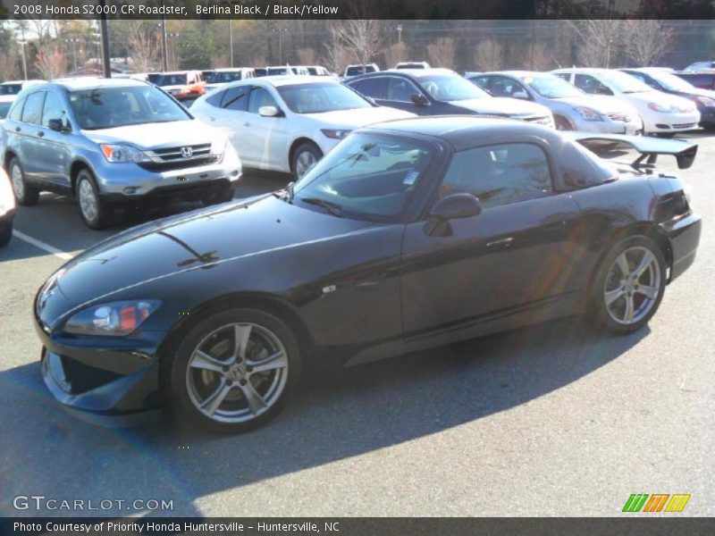 Berlina Black / Black/Yellow 2008 Honda S2000 CR Roadster