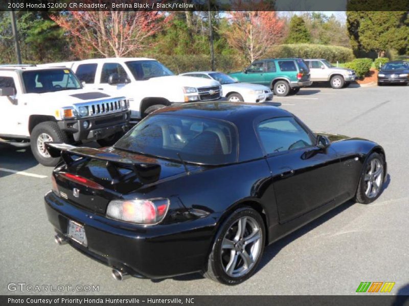 Berlina Black / Black/Yellow 2008 Honda S2000 CR Roadster
