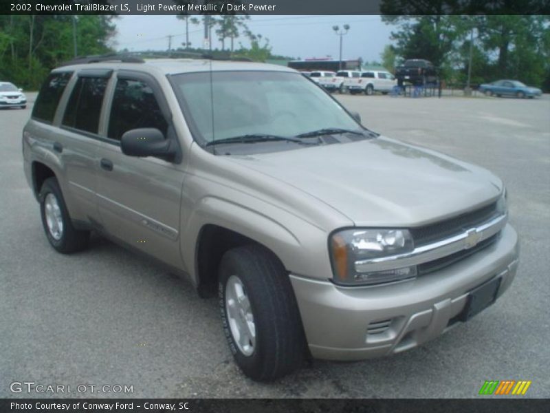 Light Pewter Metallic / Dark Pewter 2002 Chevrolet TrailBlazer LS