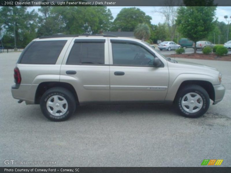 Light Pewter Metallic / Dark Pewter 2002 Chevrolet TrailBlazer LS