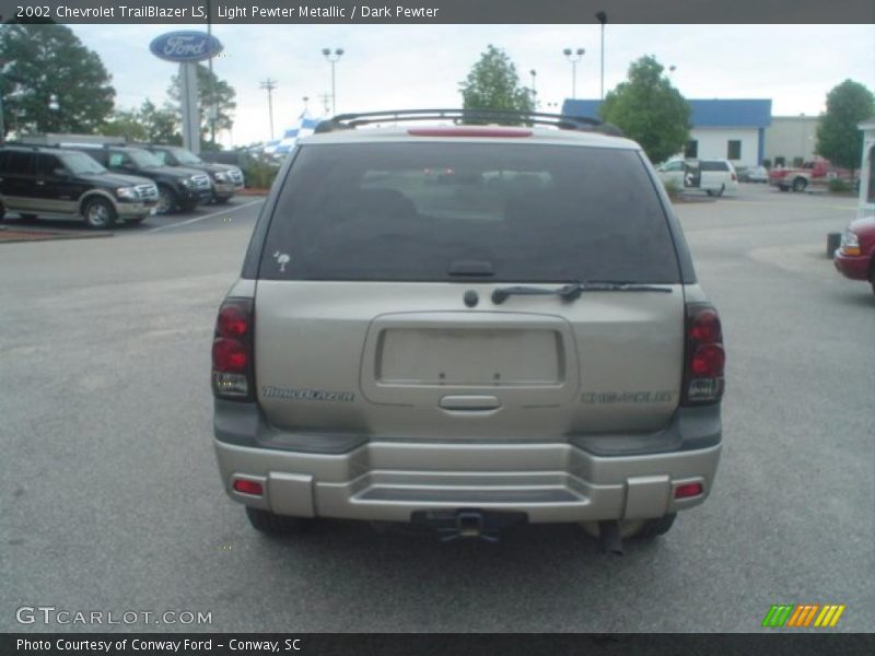 Light Pewter Metallic / Dark Pewter 2002 Chevrolet TrailBlazer LS