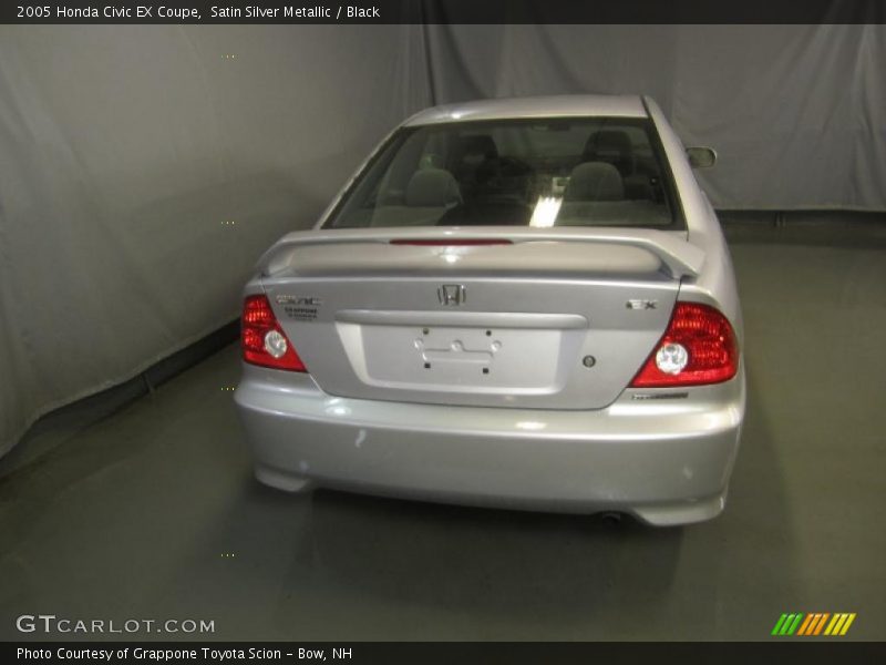 Satin Silver Metallic / Black 2005 Honda Civic EX Coupe