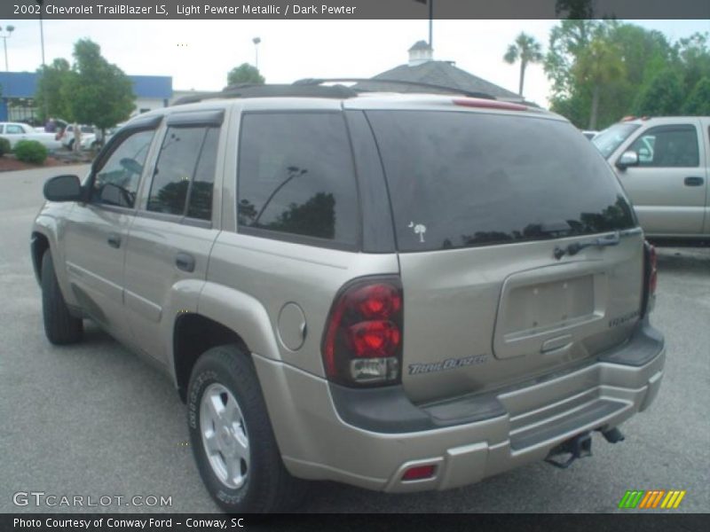 Light Pewter Metallic / Dark Pewter 2002 Chevrolet TrailBlazer LS