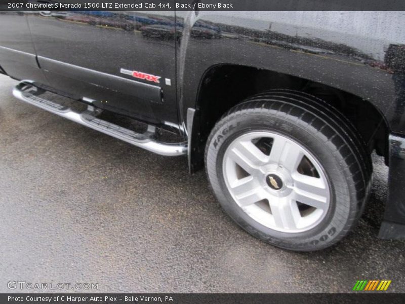 Black / Ebony Black 2007 Chevrolet Silverado 1500 LTZ Extended Cab 4x4