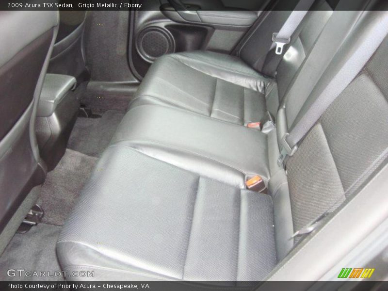 Grigio Metallic / Ebony 2009 Acura TSX Sedan