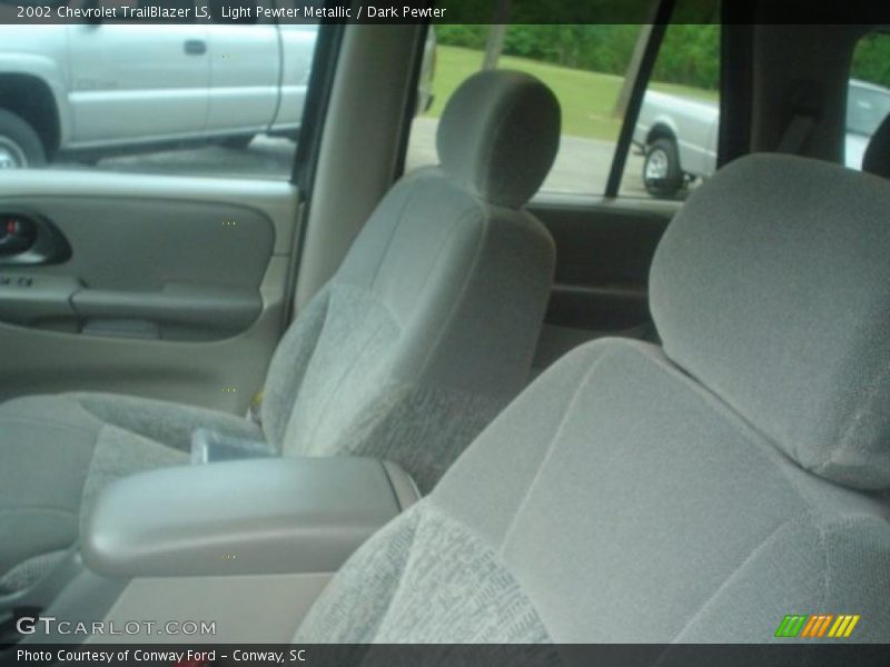 Light Pewter Metallic / Dark Pewter 2002 Chevrolet TrailBlazer LS