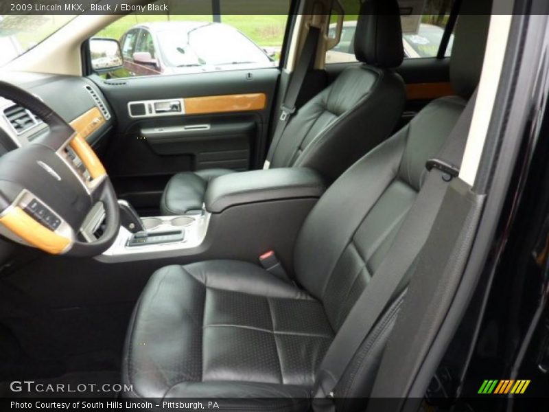  2009 MKX  Ebony Black Interior