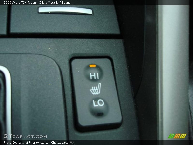 Grigio Metallic / Ebony 2009 Acura TSX Sedan